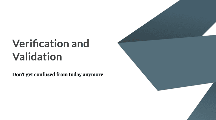 Verification and Validation